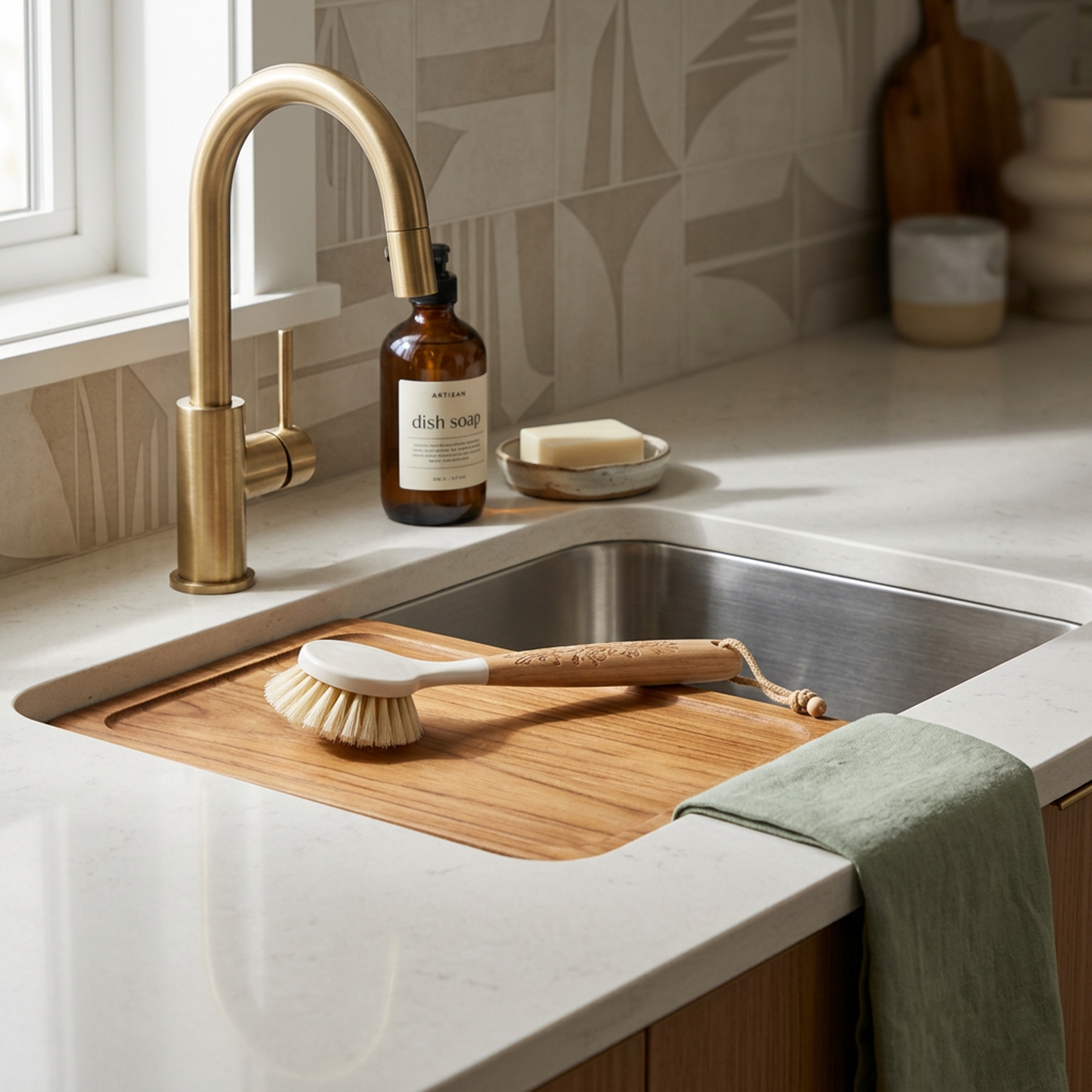 Natural Beechwood Dish Brush