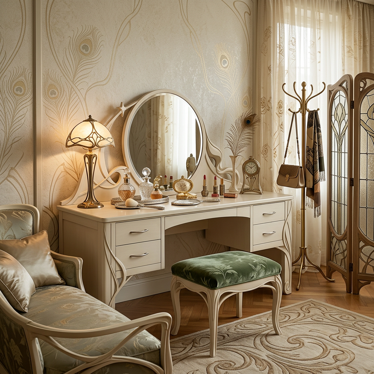 Art Nouveau Dressing Table