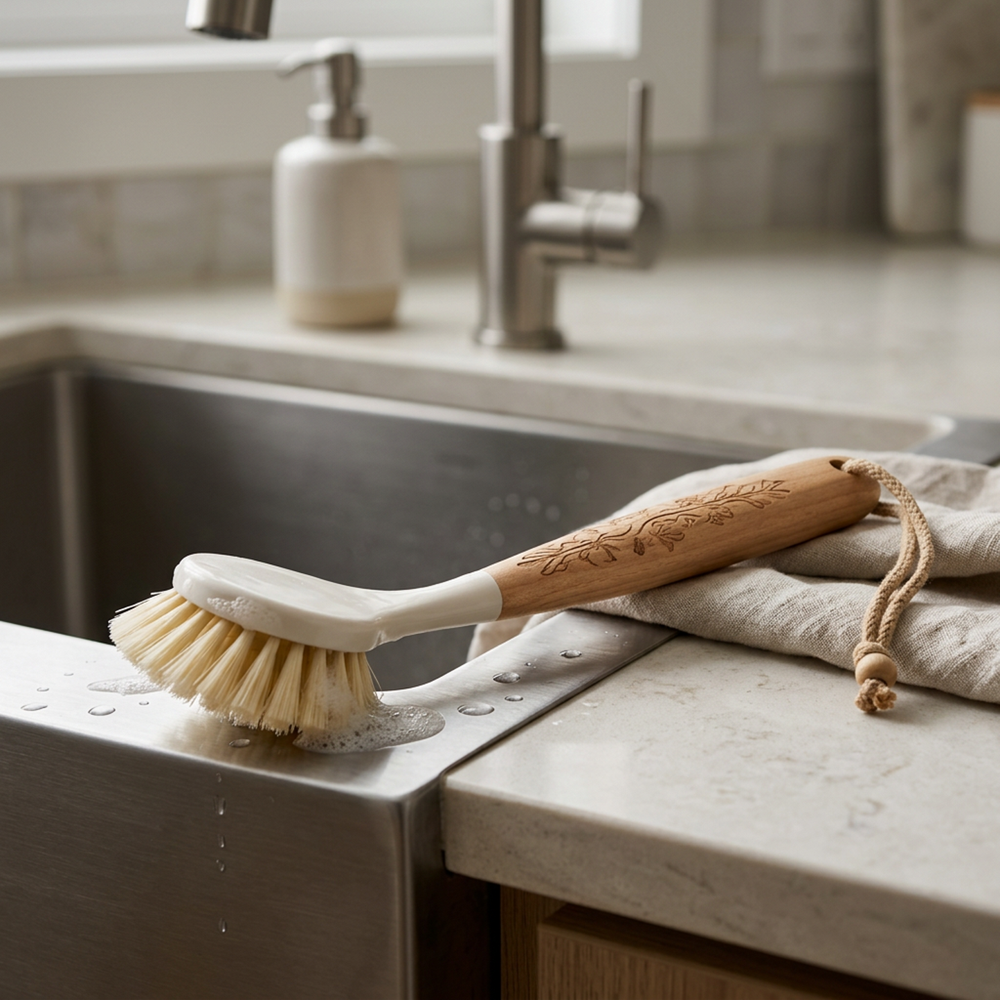 Natural Beechwood Dish Brush