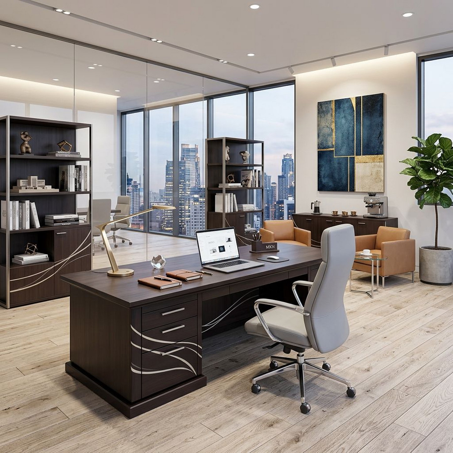 Executive Wave Desk
