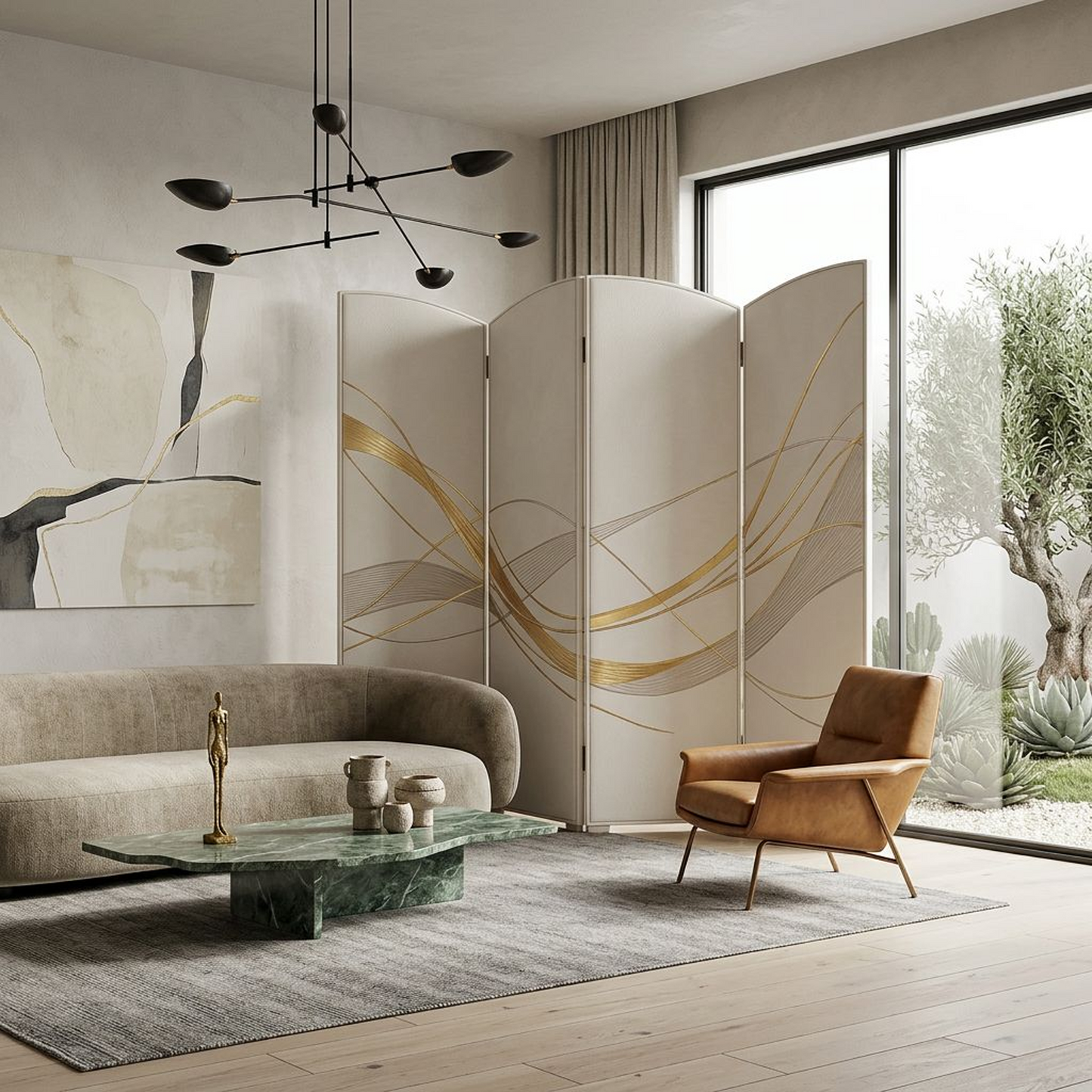 Luxe Curved Room Divider