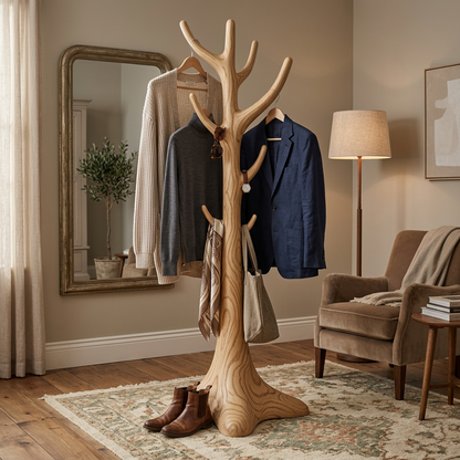 Arbor Solid Wood Coat Rack