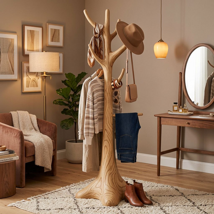 Arbor Solid Wood Coat Rack