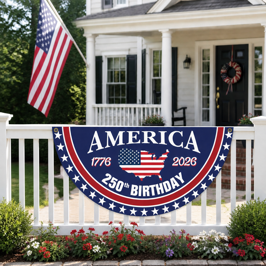 Celebrate America's 250th Birthday Banner