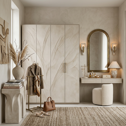 Modern Textured Wardrobe