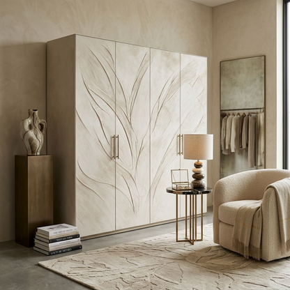 Modern Textured Wardrobe