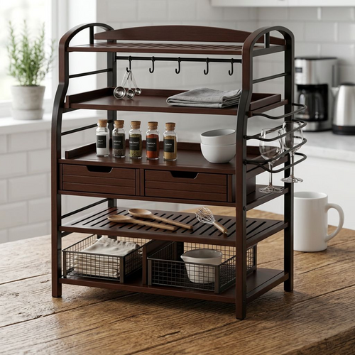 Multi-Functional Kitchen Storage Rack