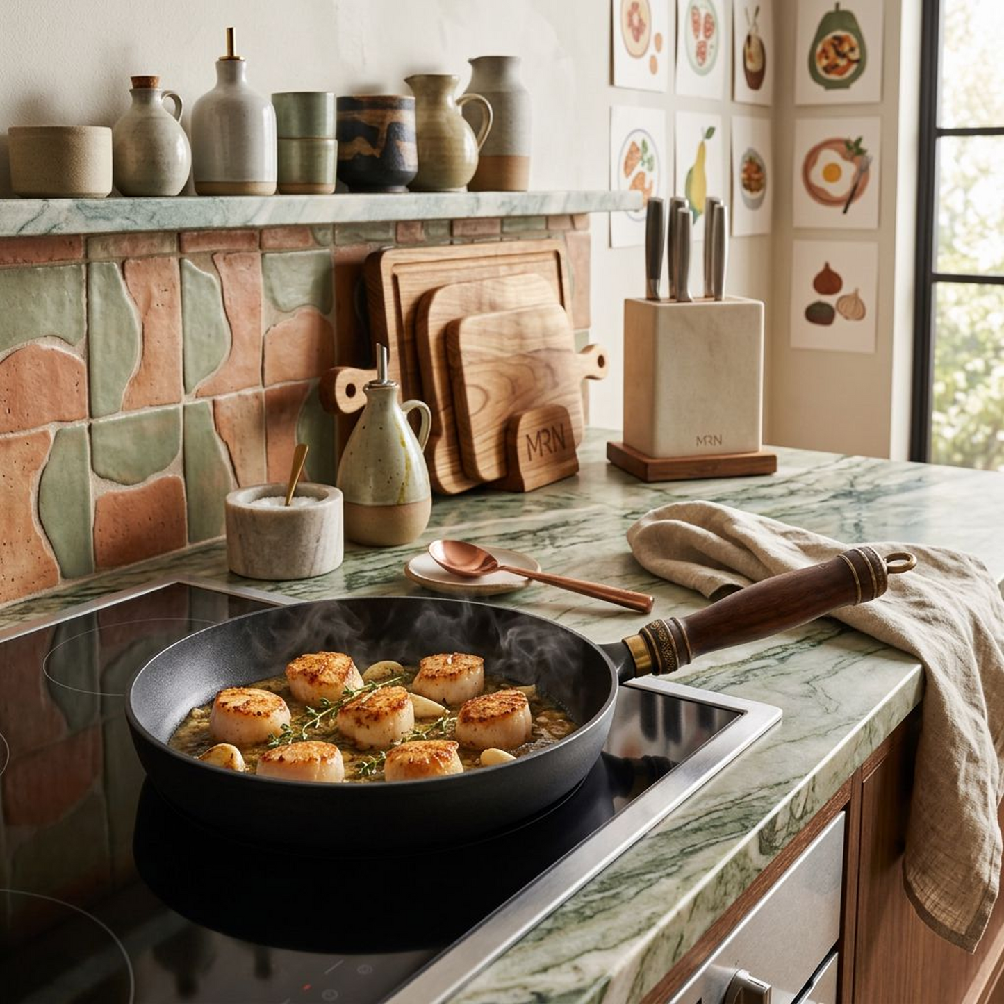 Artisan Flat Fry Pan & Crepe Skillet