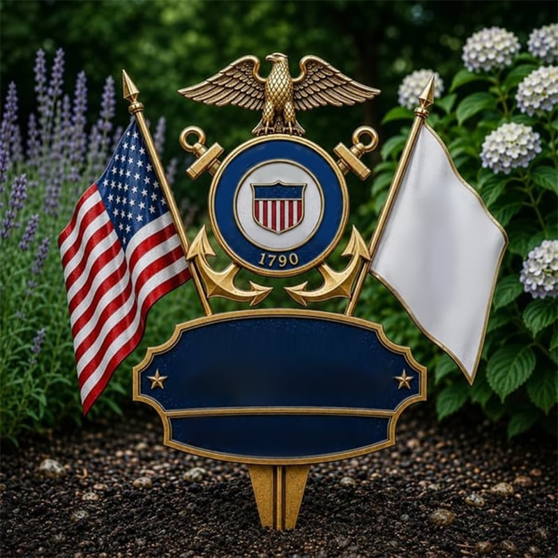 US Military Branch Tribute Garden Stake Collection