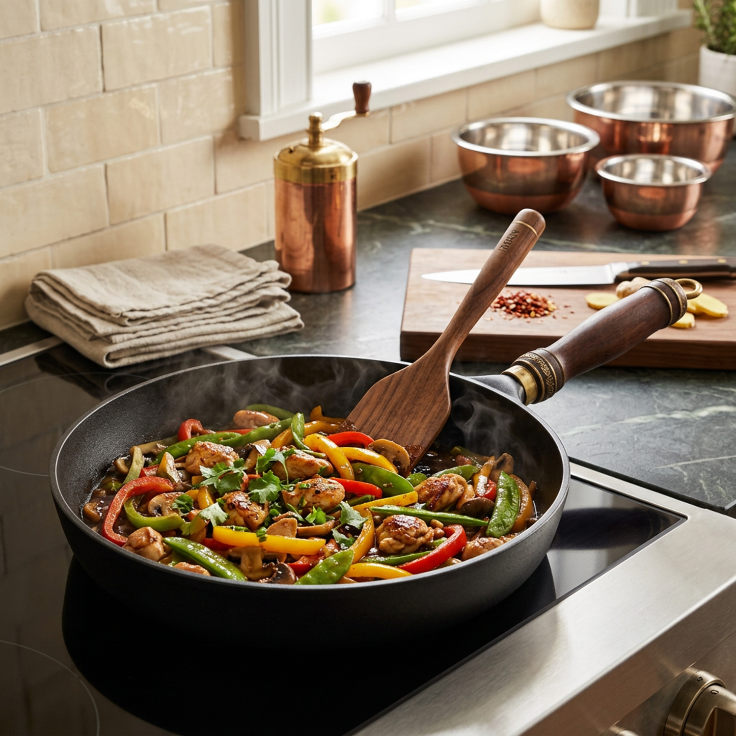 Artisan Flat Fry Pan & Crepe Skillet