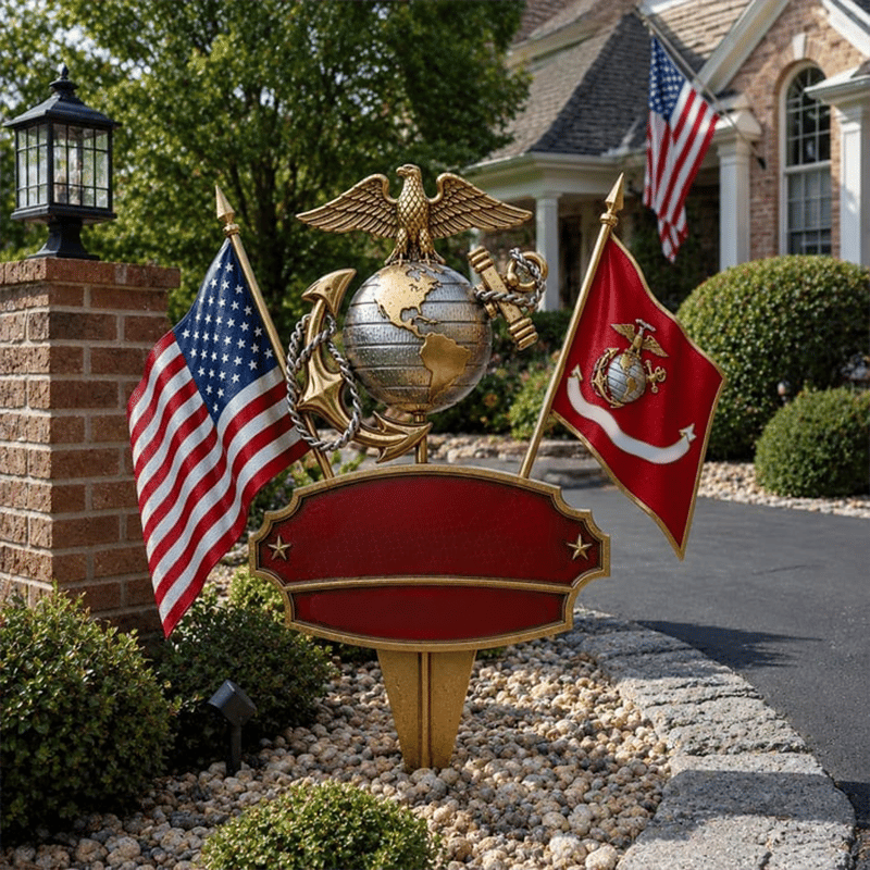 US Military Branch Tribute Garden Stake Collection