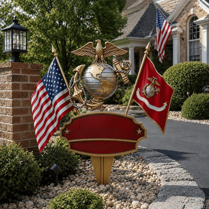 US Military Branch Tribute Garden Stake Collection